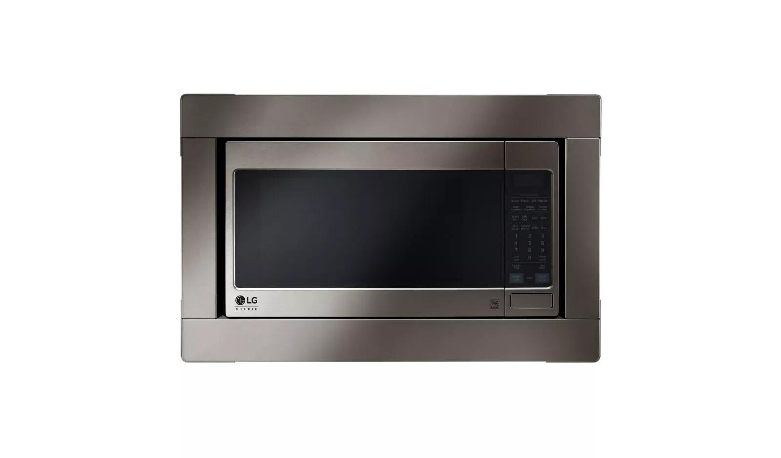 LG STUDIO - 2.0 cu. ft. Countertop Microwave Oven with Optional Trim Kit LSRM2010BD