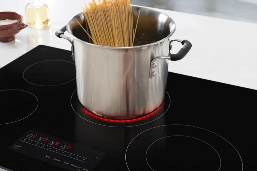 Heat Larger Cookware with Flexible Elements