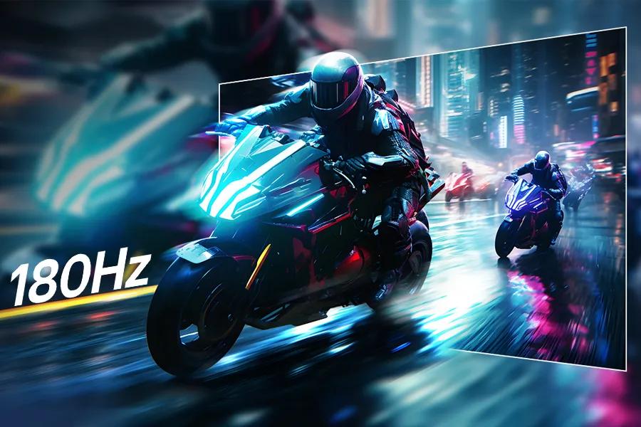 Experience Smooth Motion with 180Hz