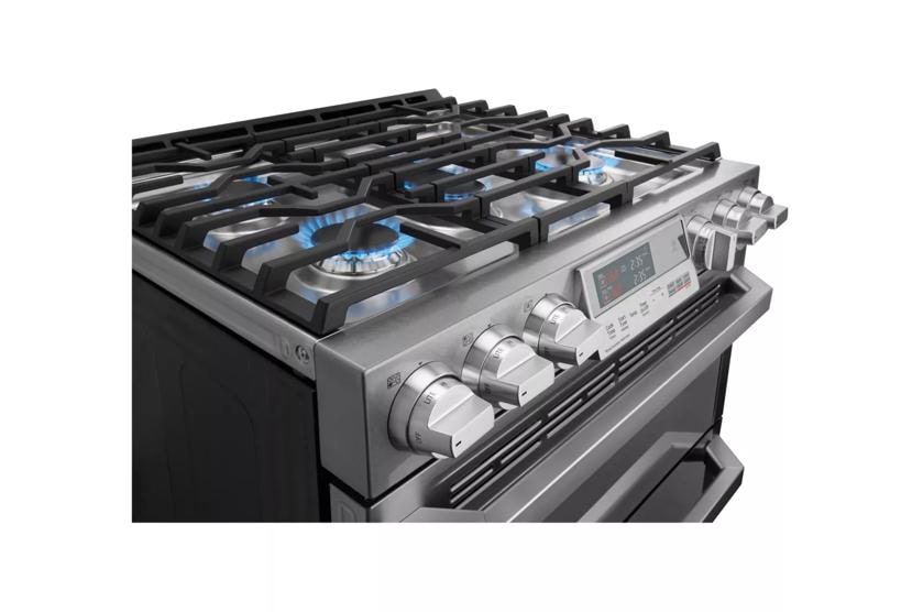 LG SIGNATURE 7.3 cu.ft. Smart wi-fi Enabled Dual Fuel Double Oven Range with ProBake Convection®