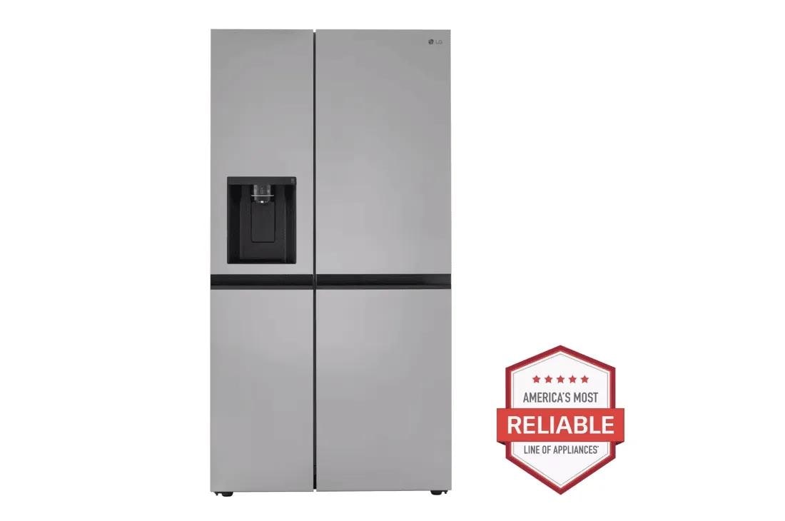 LG 23 cu. ft. Side-by-Side Counter-Depth Refrigerator with Smooth Touch Dispenser (LRSXC2306S)