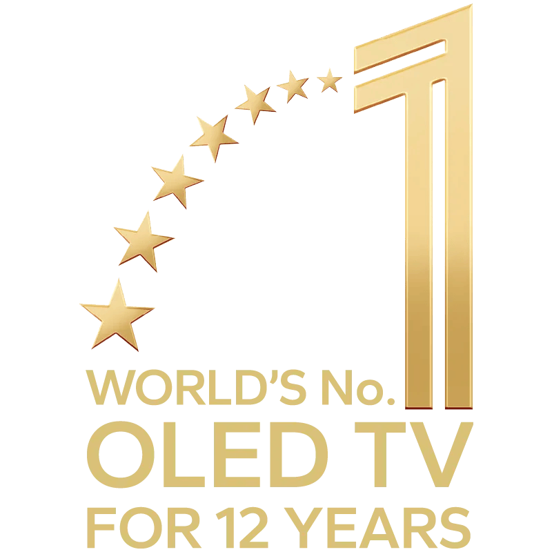 World's No. 1 OLED TV for 12 years.