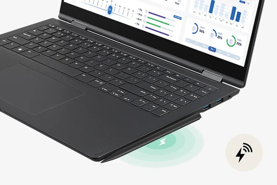 Wireless stylus charging 