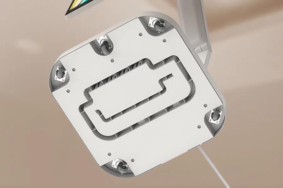 Rolling stand with a hidden adapter