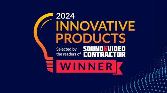 2024 Innovative Products Winner award logo with a light bulb design
