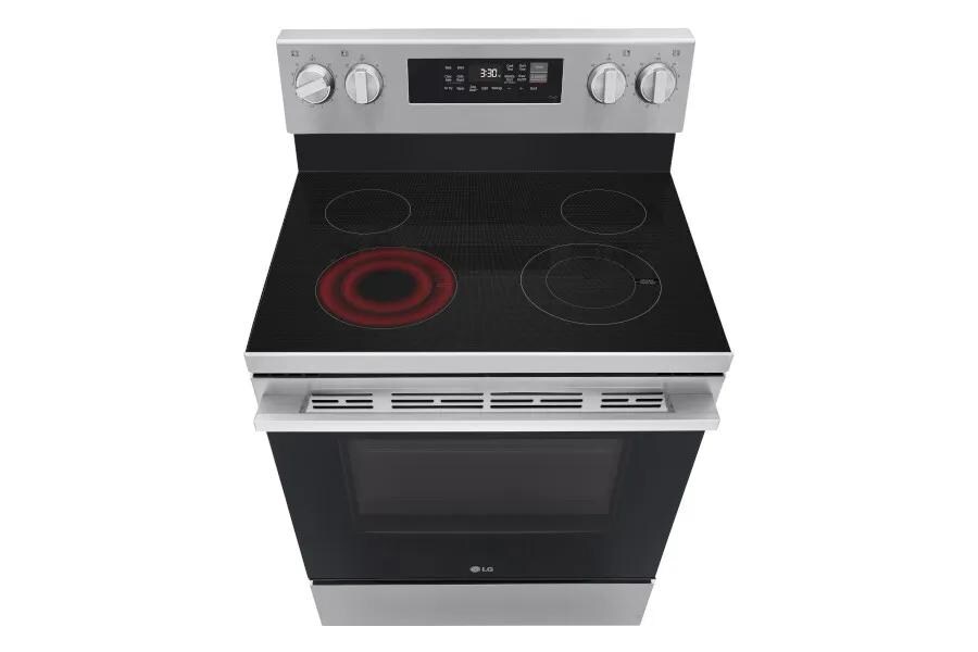LREN6321VE Product Image showing Cooktop with 4 Radiant Electric Elements