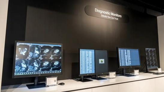 LG Medical Monitors on display at the New Jersey BIC.