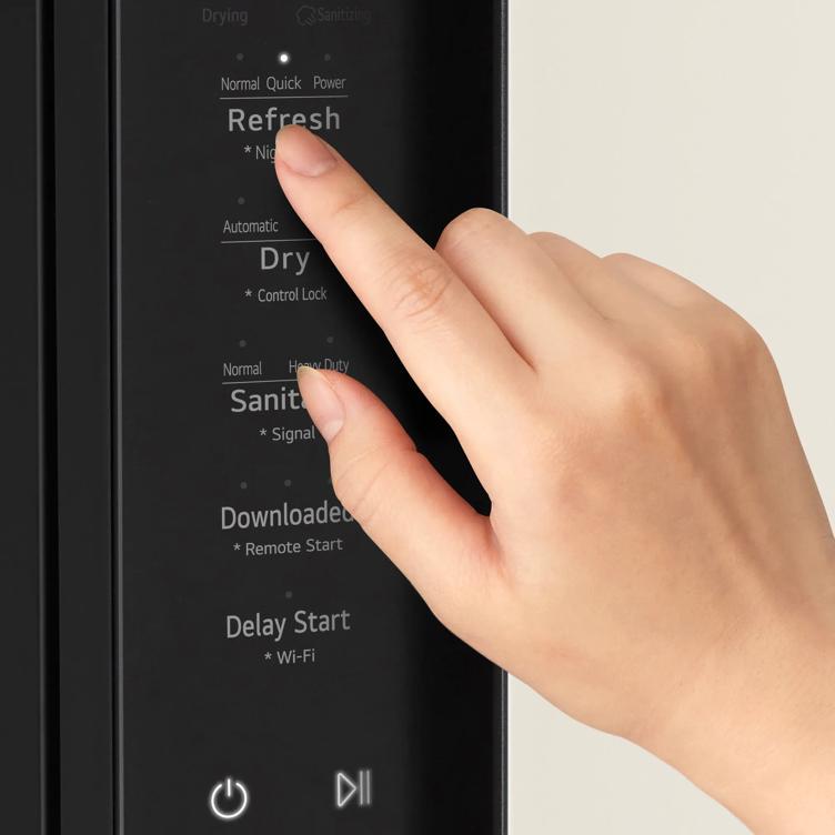 normal quick
power
refresh
automatic
dry
control lock
normal
heavy duty
signal
downloaded
remote start
delay start
wifi