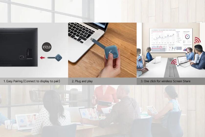 Digital Signage that is compatible One:Quick Share

