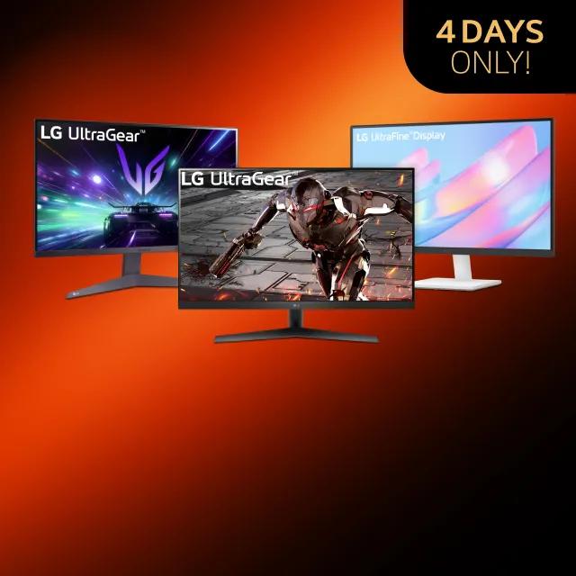 Image for 4 DAYS ONLY: Save up to 40% on select UHD & UltraGear™ monitors