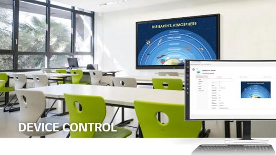 ConnectedCare DMS device control in a classroom