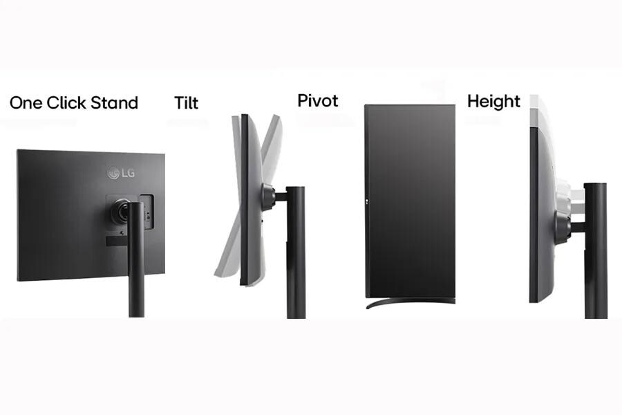 One Click stand
Tilt
Pivot
Height