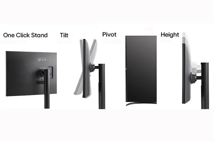 One Click stand
Tilt
Pivot
Height