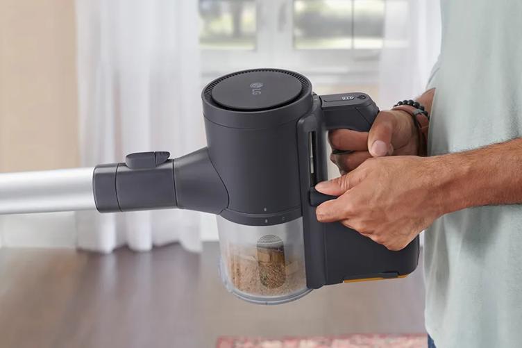 Compress Dirt and Dust so You Can Clean More, Empty Less