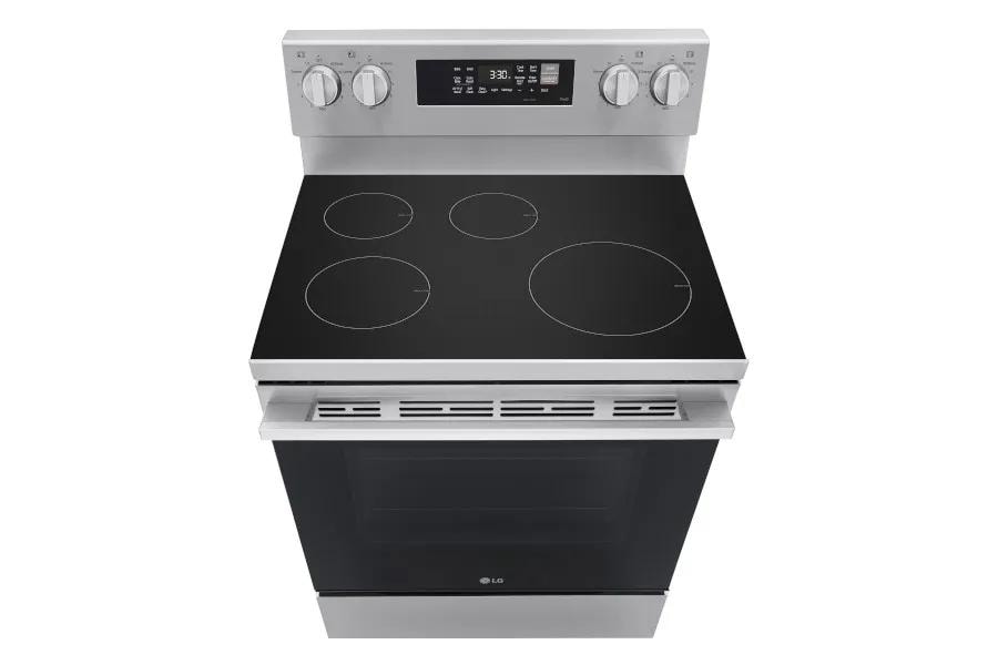 LRIN6323YE Front Facing Image showing induction elements