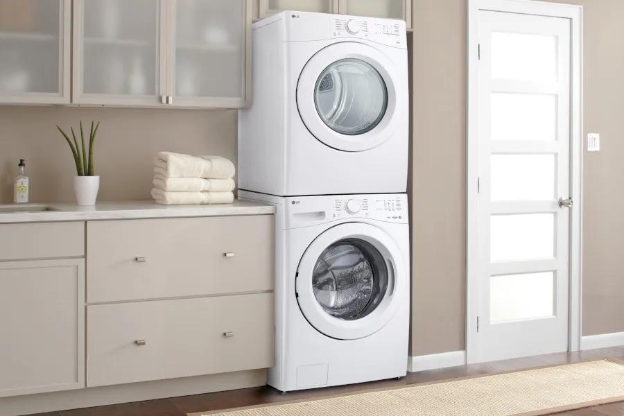 DLG3421W_2026_Lifestyle_Image_Laundry_Stacked Natural Set