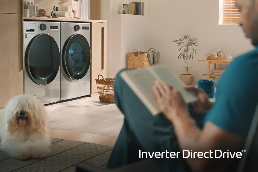 7.8 cu. ft. Mega Capacity Smart Front Load Dryer with Dual Inverter HeatPump Technology - Thumbnail 5