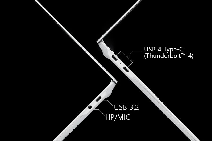 Flexible Connectivity
USB4 Type-c(Thunderbolt 4)
USB 3.2
HP/MIC