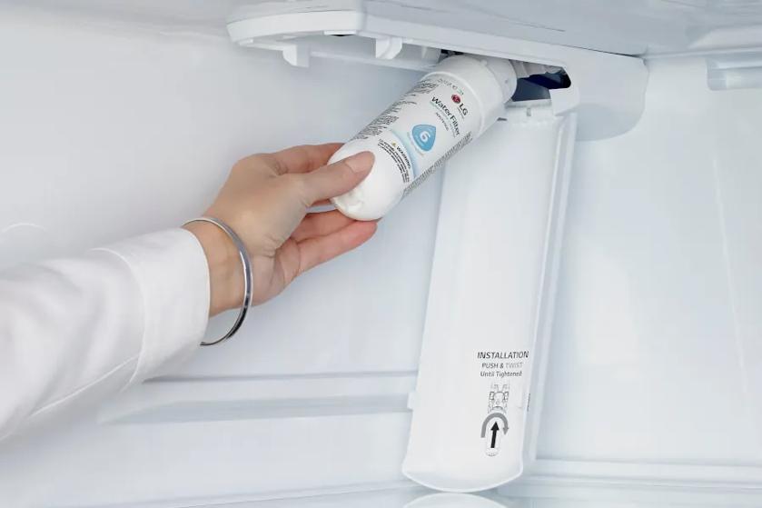 LG 
Water filter
Installation push & twist
until tightened