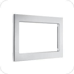 LG MK2030NST Stainless Steel Trim Kit - Side Angle View