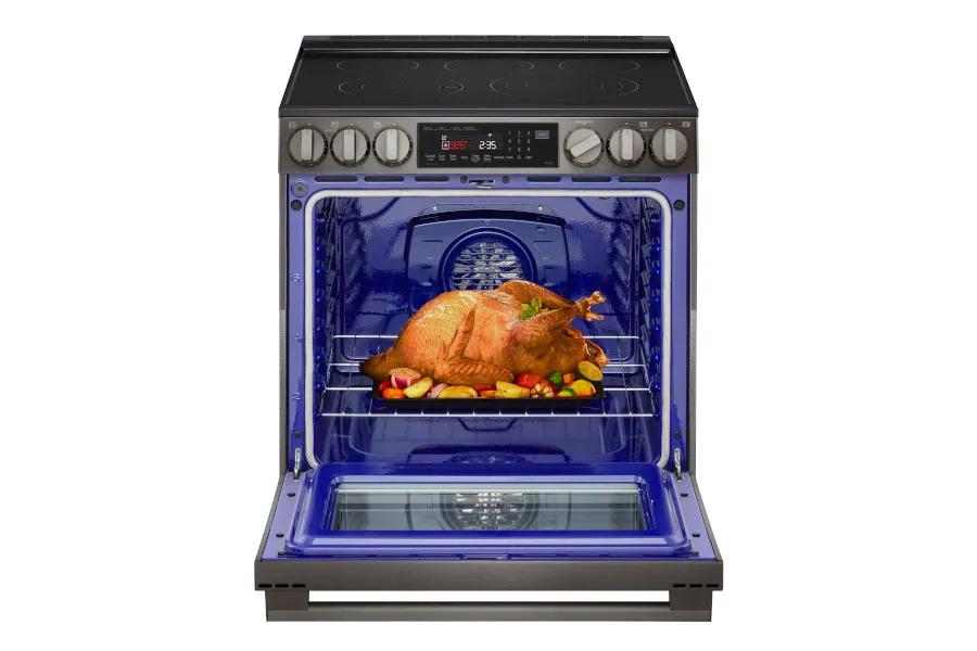 6.3 cu. ft. Smart Electric Slide-in Range with InstaView®, ProBake Convection®, and Air Fry