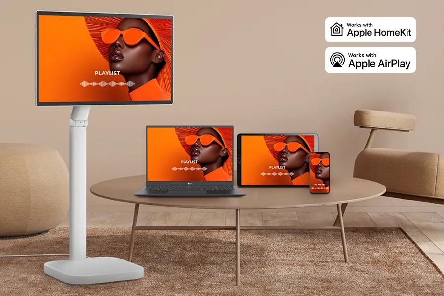 Works with
Apple HomeKit
Works with
Apple AirPlay