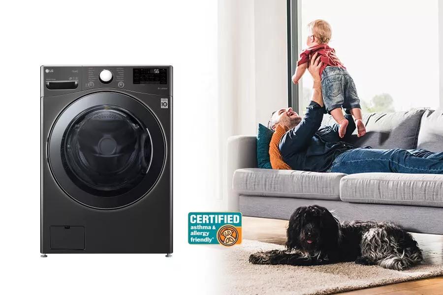 Lave-linge hublot LG F51K24WH - 15 kg - Direct Drive - Classe A++