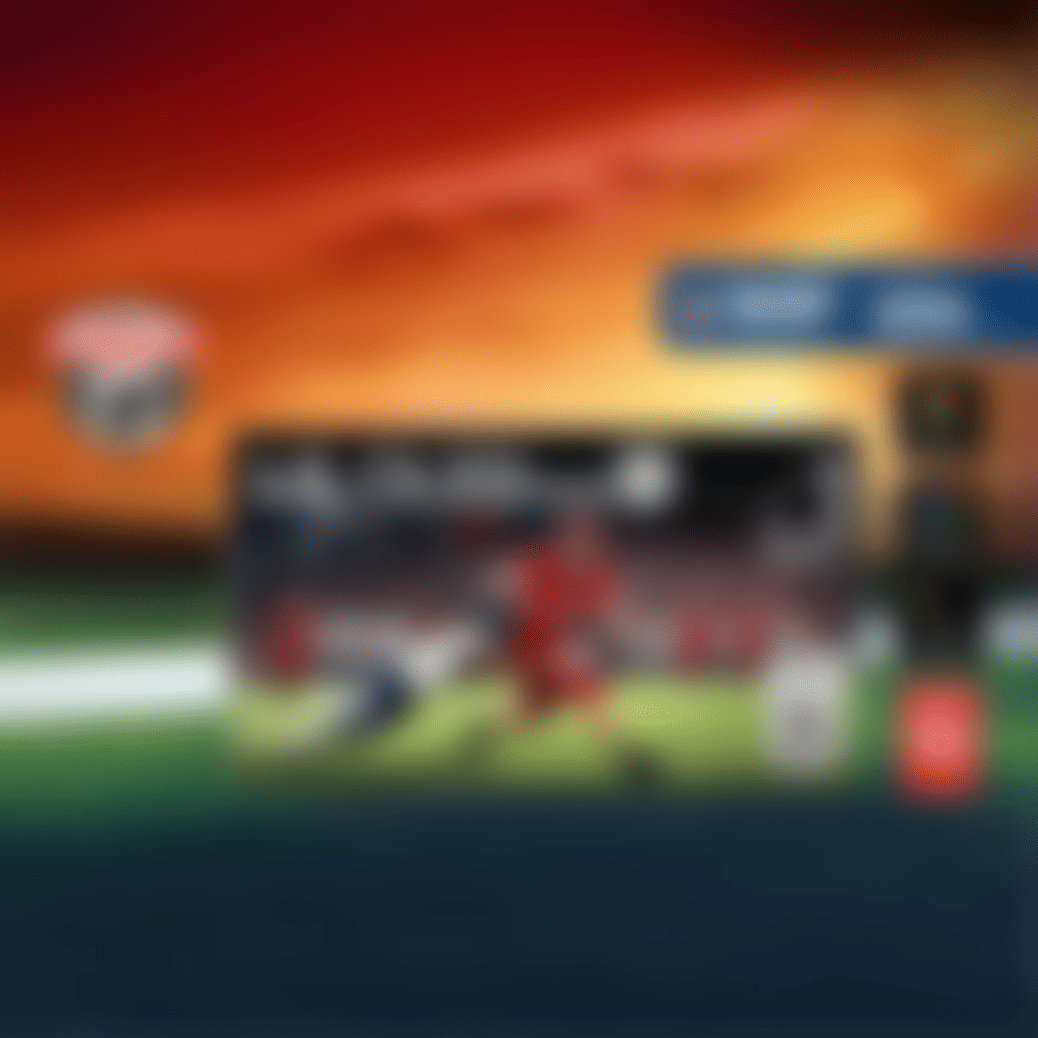LG "Game Changers Event" promo: an LG OLED evo AI TV displaying a football game (a runner being tackled), set against a stadium sunset with a football field in the foreground. Badges highlight "World's No.1 OLED TV for 13 Years," a 5-year panel warranty, "Bright Room Ready," "Perfect Black Perfect Color," "Reflection Free Premium," and "CNET People's Picks 2026 #1 TV Brand." A banner offers "NFL Shop, a Fanatics Experience — up to $200 credits."