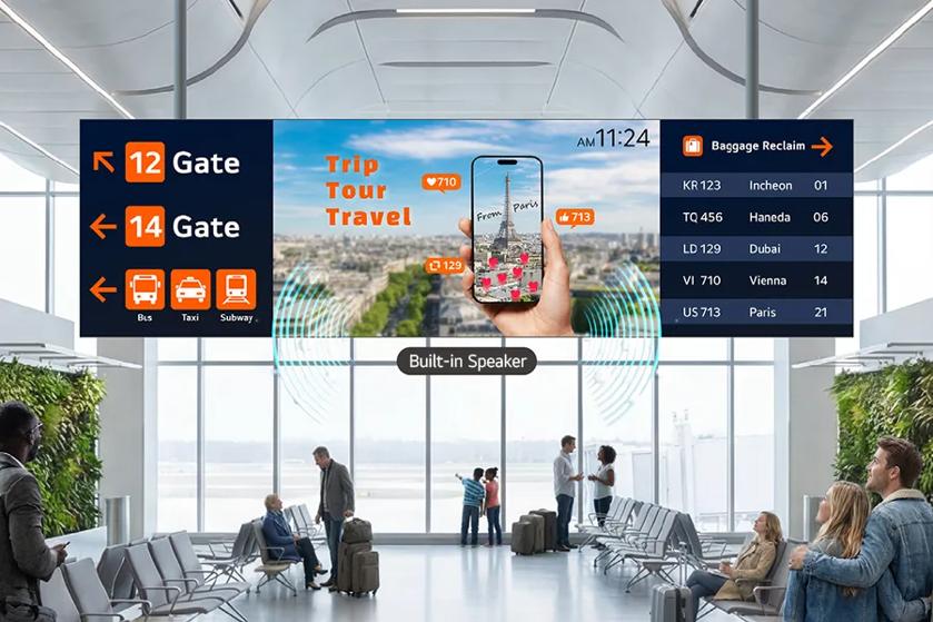 LUPA DVLED in airport