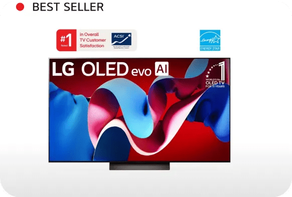 77 inch Class LG OLED evo C4 4K Smart TV 2024