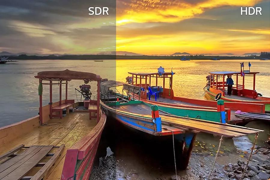SDR versus HDR 10