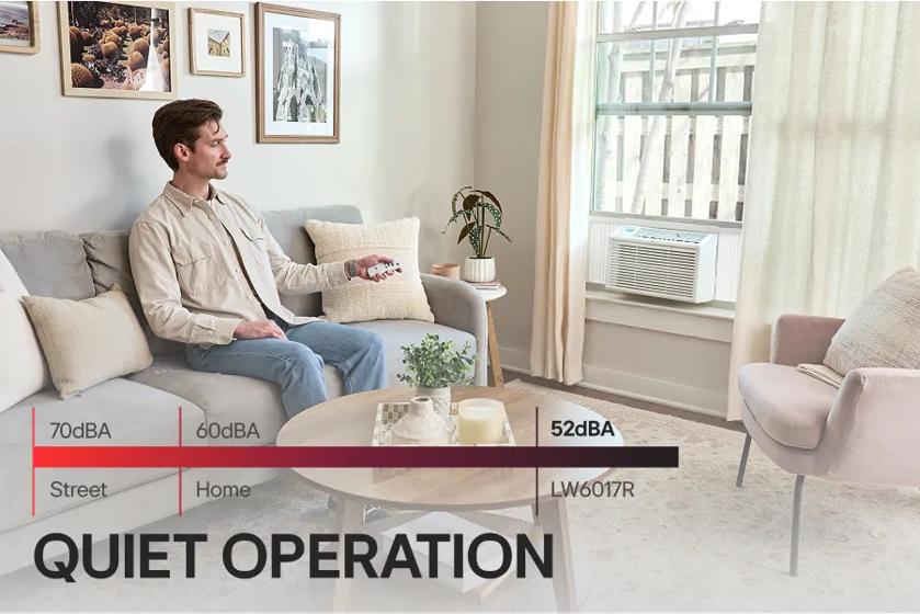 
70dBA
60dBA
Street
Home
QUIET OPERATION
44dBA
LW6023IVSM