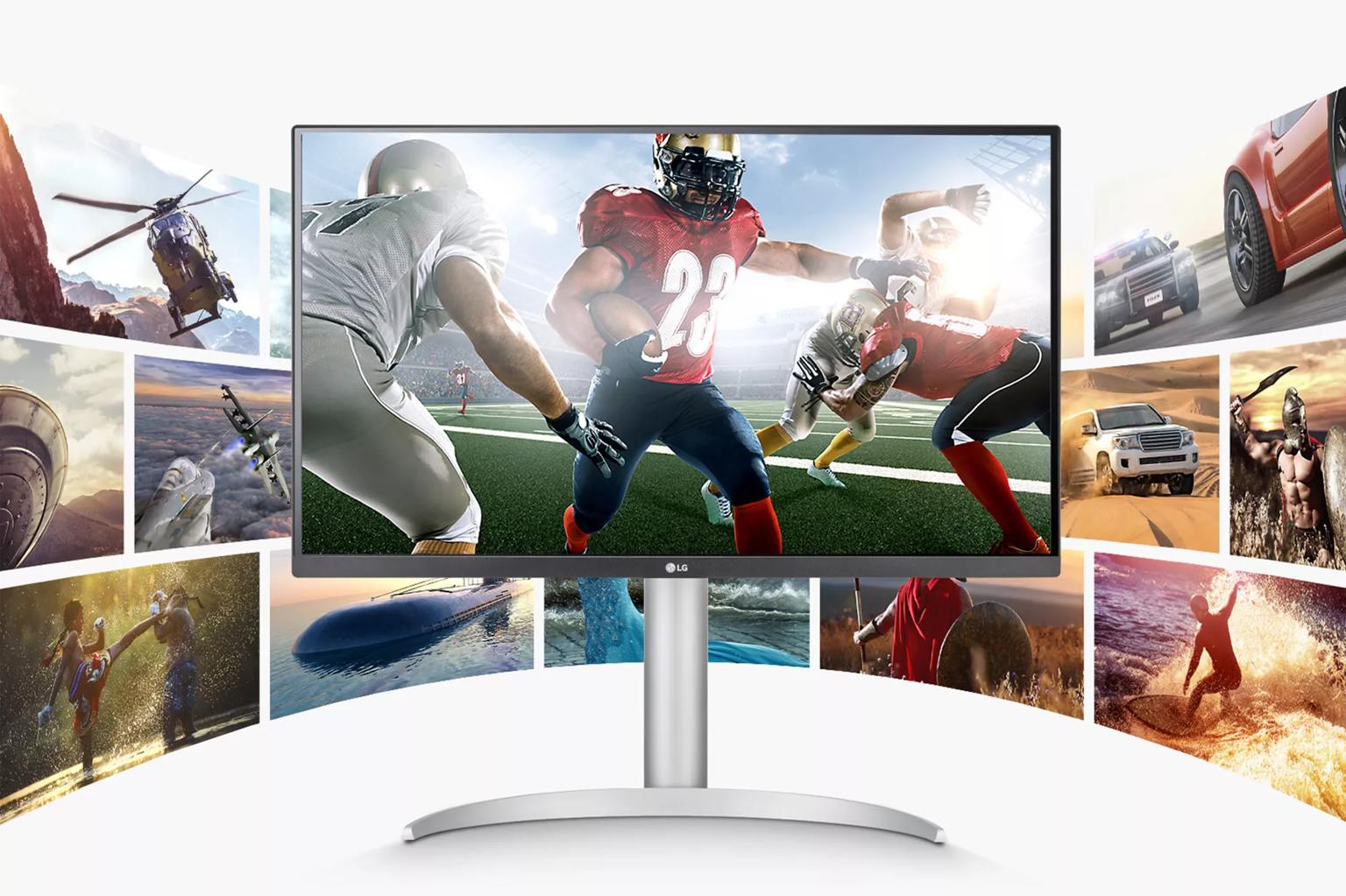 The monitor offering flawless visuals and the true vibrancy of color