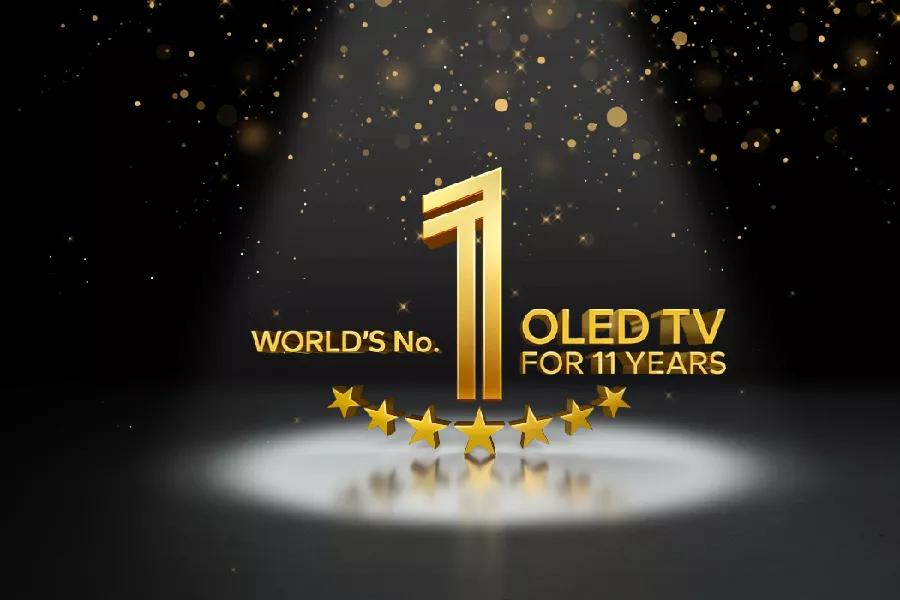 World's Number 1 OLED TV for 11 years