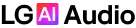 LG AI Audio logo.