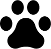 snow leopard paw icon