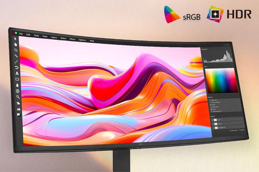 Up to 99% sRGB Color Coverage