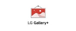 LG Gallery+ logo on a white background.