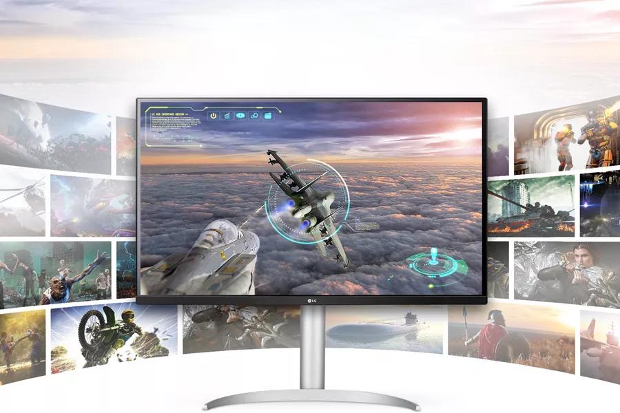 Gaming scene with exceptional clarity and details in LG UHD 4K display