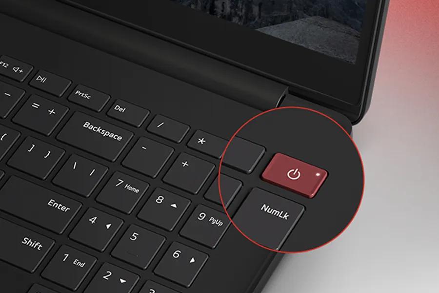 Retro Red Power Button