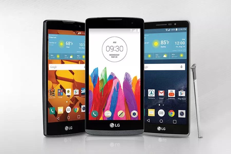 verizon lg touch screen phones