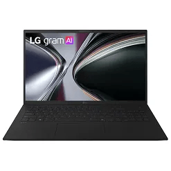 LG 15Z95U-H.AU87U1 gram Pro 15-inch Lightweight Laptop – Black Finish – Open Front View with Screen On.