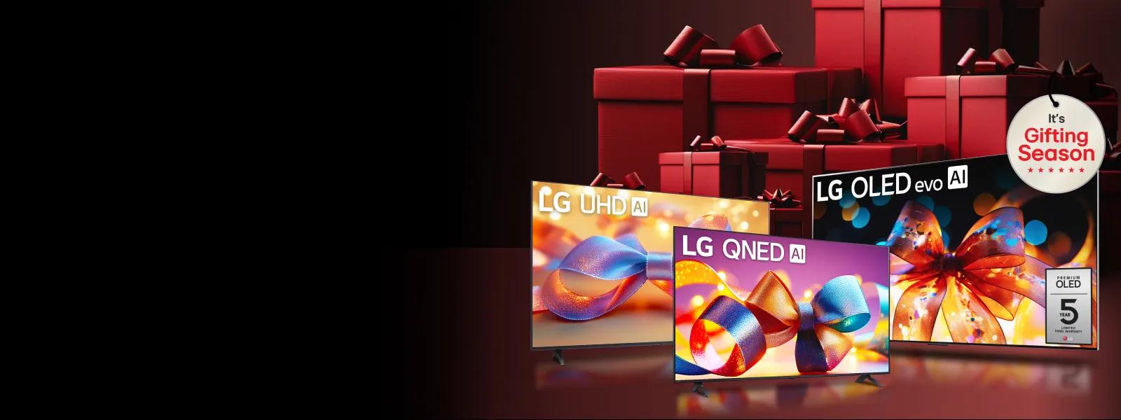 OLED QNED UHD TVs for the gifting season