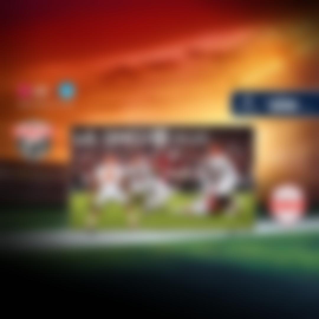 LG QNED AI Mini LED TV displaying a college football game against a stadium backdrop, with LG | NCAA Proud Partner of the NCAA logo, LG Game Changers Event badge, Fanatics up to $200 credits offer, and Brought to You by America's Most Reliable Line of TVs badge.
