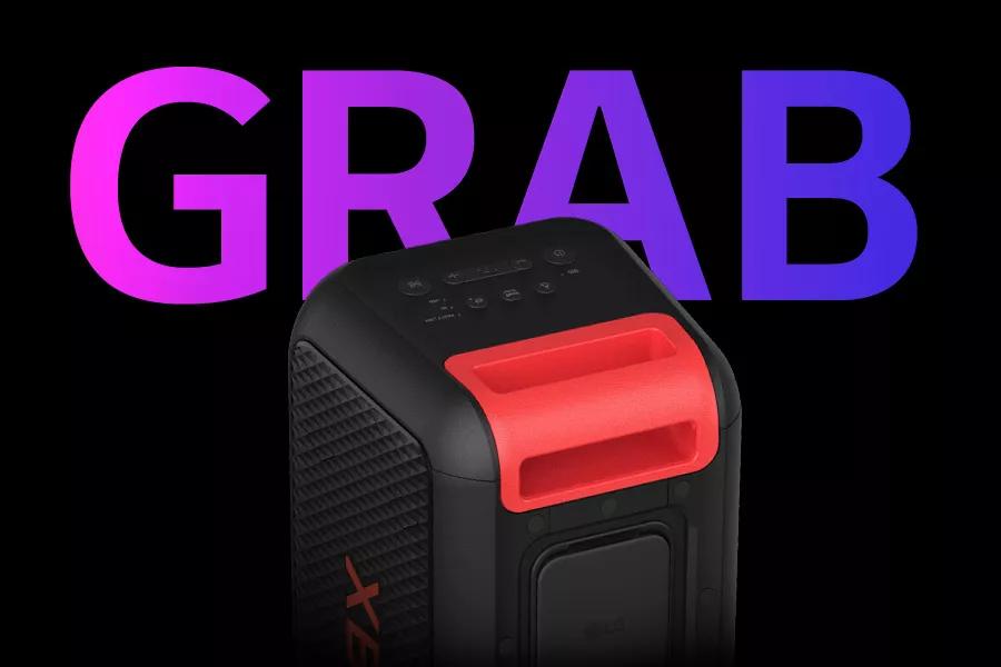 LG XBOOM XL5 Portable Tower Speaker with 200W of Power and Multi-Ring Lighting with up to 12 Hrs of Battery Life