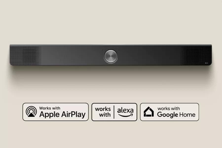 Apple Airplay, Alexa, Google Home supported 