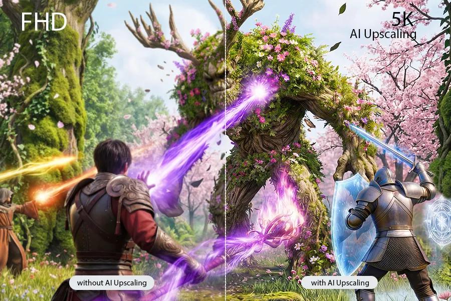 AI Upscaling to 5K—No GPU Upgrade Required