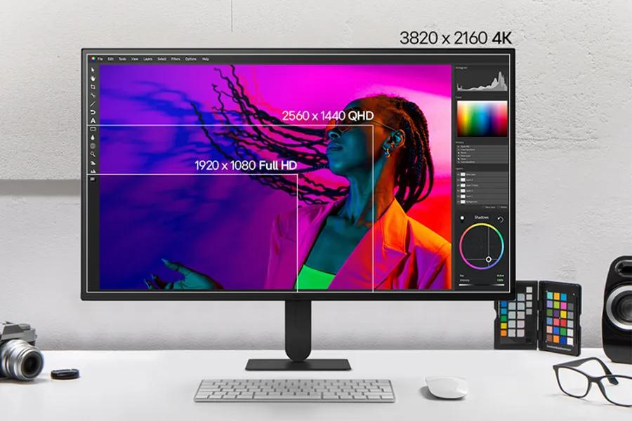 4K UHD clarity on LG UltraFine monitor