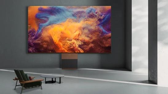 LG MAGNIT DVLED Display in a sleek, modern living space.