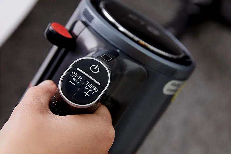 Image of the buttons on the vacuum